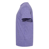 6991 LAT Harborside Mélange T-Shirt Purple Melange