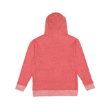 6779 LAT Harborside Mélange French Terry Hooded Pullover Red Melange