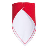 1012 Rabbit Skins Premium Jersey Bandana Bib Red/ White