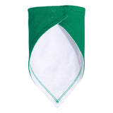 1012 Rabbit Skins Premium Jersey Bandana Bib Kelly/ White