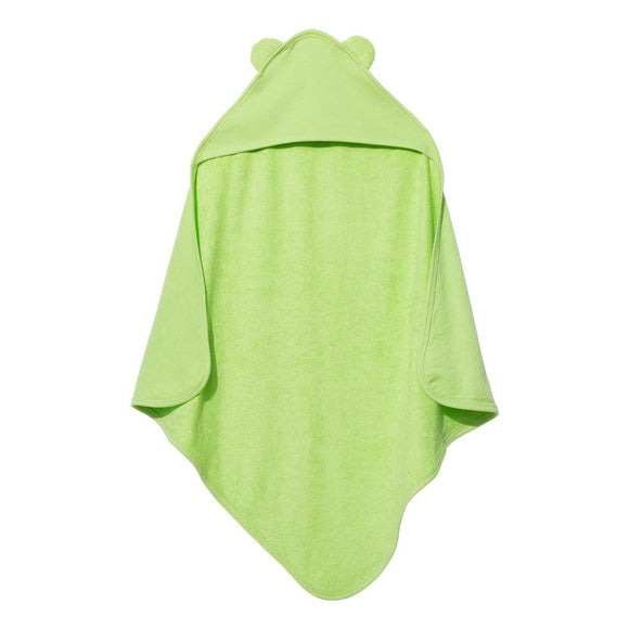 1013 Rabbit Skins Terry Cloth Hooded Towel with Ears Key Lime