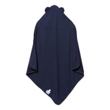 1013 Rabbit Skins Terry Cloth Hooded Towel with Ears Navy