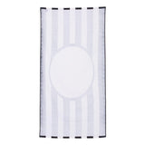 C3060ST Carmel Towel Company Striped Beach Towel Black