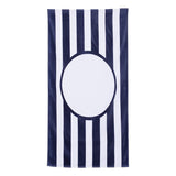 C3060ST Carmel Towel Company Striped Beach Towel Navy