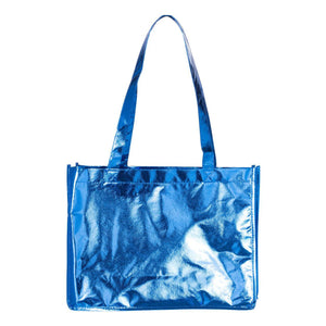 A134M Liberty Bags Metallic Large Tote Metallic Royal