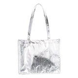 A134M Liberty Bags Metallic Large Tote Metallic Silver