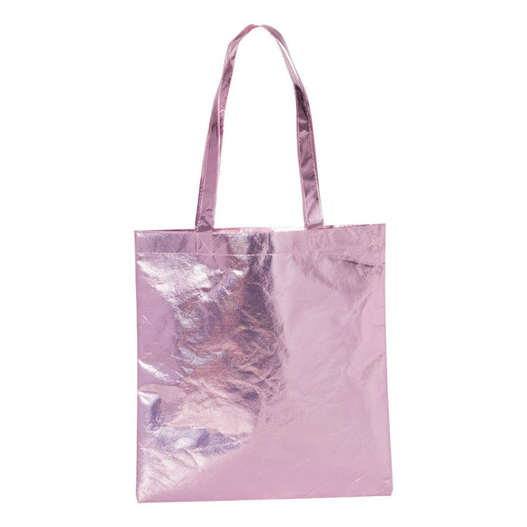 FT003M Liberty Bags Metallic Tote Metallic Pink