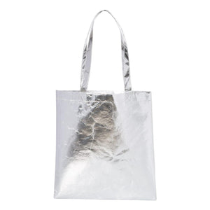 FT003M Liberty Bags Metallic Tote Metallic Silver