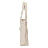 Q1300 Q-Tees 19L Zippered Tote Natural/ Natural