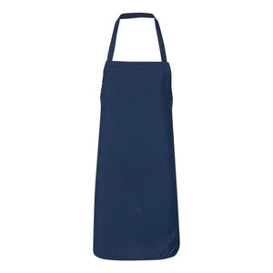 Q4010 Q-Tees Bib Apron Navy