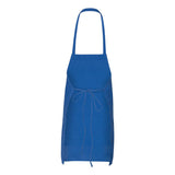 Q4010 Q-Tees Bib Apron Royal