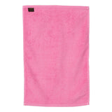 T200 Q-Tees Hemmed Hand Towel Azalea