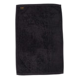 T200 Q-Tees Hemmed Hand Towel Black