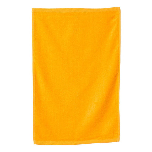 T200 Q-Tees Hemmed Hand Towel Gold