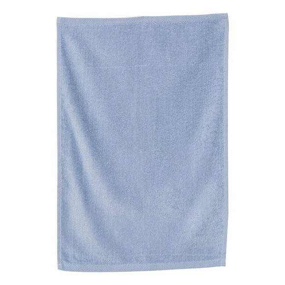 T200 Q-Tees Hemmed Hand Towel Light Blue