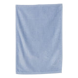 T200 Q-Tees Hemmed Hand Towel Light Blue