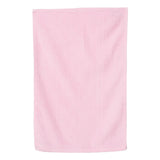 T200 Q-Tees Hemmed Hand Towel Light Pink