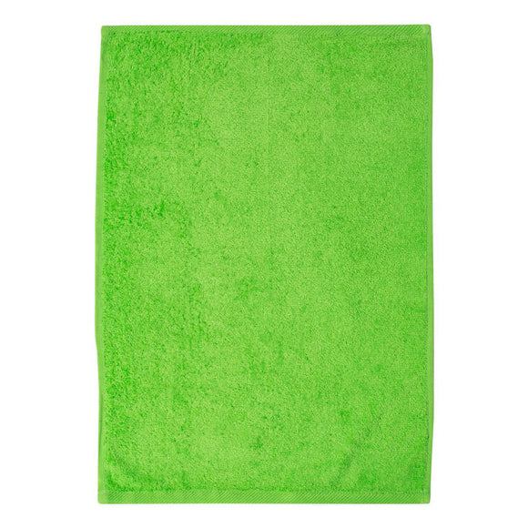 T200 Q-Tees Hemmed Hand Towel Lime