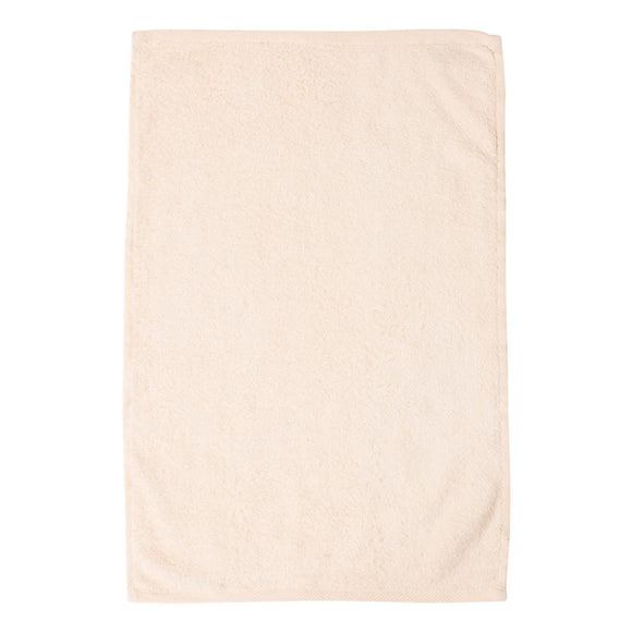 T200 Q-Tees Hemmed Hand Towel Natural