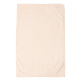 T200 Q-Tees Hemmed Hand Towel Natural