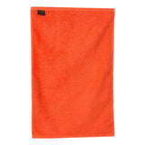 T200 Q-Tees Hemmed Hand Towel Orange