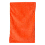 T200 Q-Tees Hemmed Hand Towel Orange