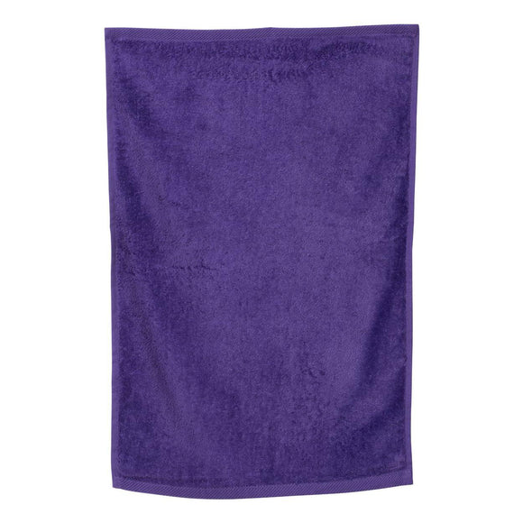 T200 Q-Tees Hemmed Hand Towel Purple