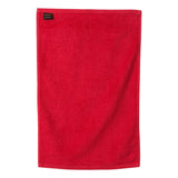 T200 Q-Tees Hemmed Hand Towel Red