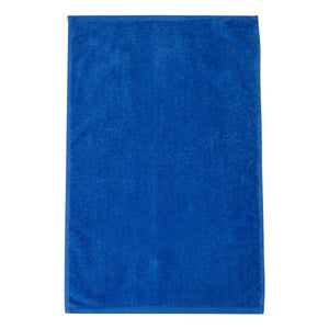 T200 Q-Tees Hemmed Hand Towel Royal