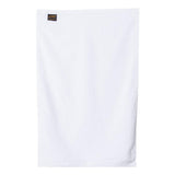 T200 Q-Tees Hemmed Hand Towel White