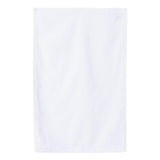 T200 Q-Tees Hemmed Hand Towel White