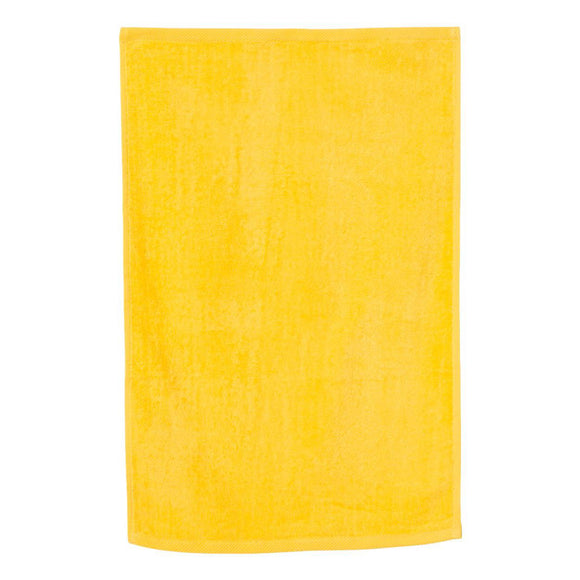 T200 Q-Tees Hemmed Hand Towel Yellow