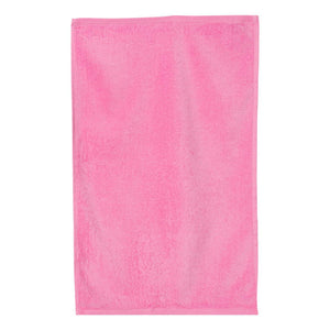 T300 Q-Tees Deluxe Hemmed Hand Towel Azalea