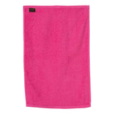 T300 Q-Tees Deluxe Hemmed Hand Towel Hot Pink