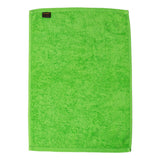 T300 Q-Tees Deluxe Hemmed Hand Towel Lime