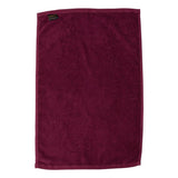 T300 Q-Tees Deluxe Hemmed Hand Towel Maroon