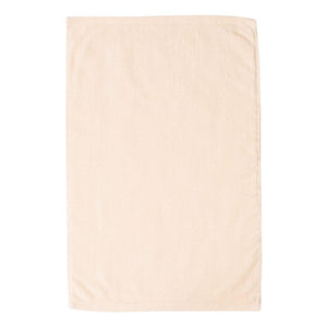 T300 Q-Tees Deluxe Hemmed Hand Towel Natural