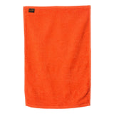 T300 Q-Tees Deluxe Hemmed Hand Towel Orange