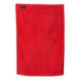 T300 Q-Tees Deluxe Hemmed Hand Towel Red