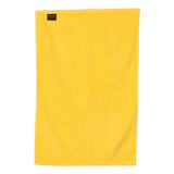 T300 Q-Tees Deluxe Hemmed Hand Towel Yellow