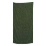 QV3060 Q-Tees Velour Beach Towel Forest