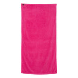 QV3060 Q-Tees Velour Beach Towel Hot Pink