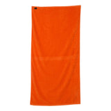 QV3060 Q-Tees Velour Beach Towel Orange