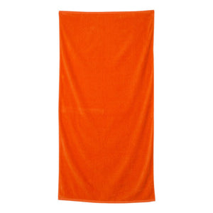 QV3060 Q-Tees Velour Beach Towel Orange