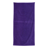 QV3060 Q-Tees Velour Beach Towel Purple