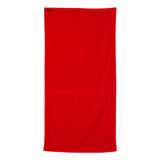 QV3060 Q-Tees Velour Beach Towel Red