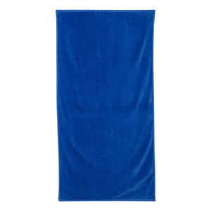 QV3060 Q-Tees Velour Beach Towel Royal