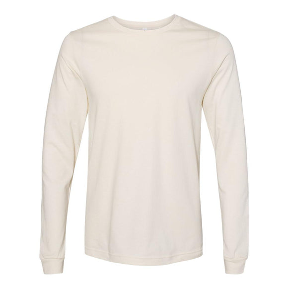 3501 BELLA + CANVAS Unisex Jersey Long Sleeve Tee Natural