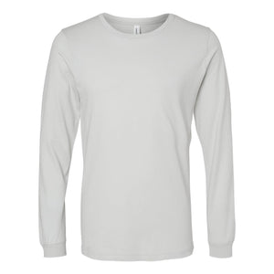 3501 BELLA + CANVAS Unisex Jersey Long Sleeve Tee Silver