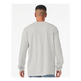 3501 BELLA + CANVAS Unisex Jersey Long Sleeve Tee Silver